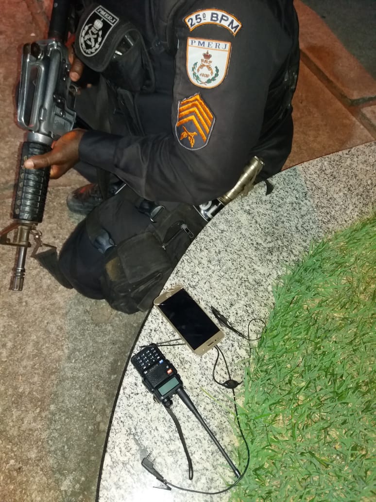 Material Apreendido. Foto: PM/Reprodução