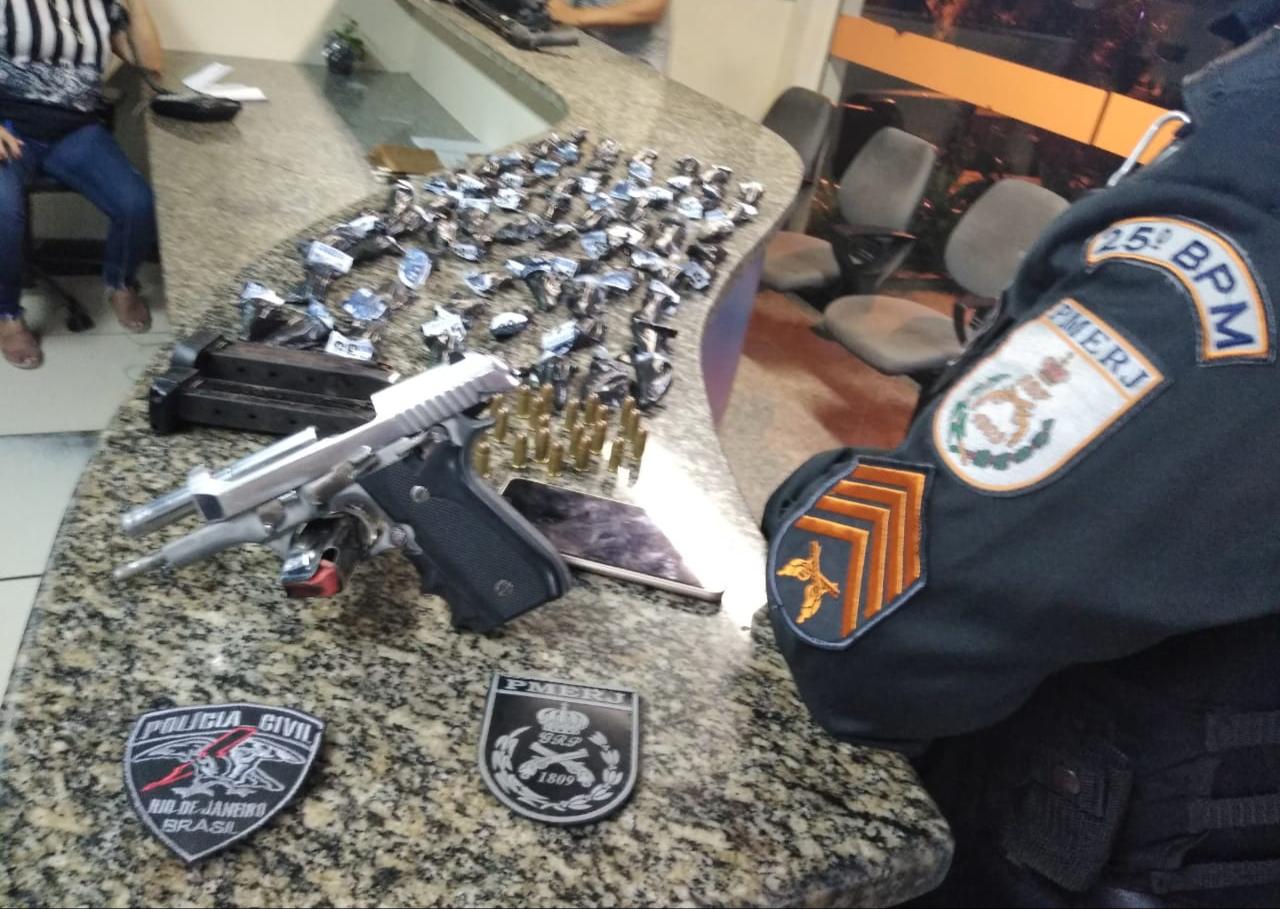 Operação da PM aconteceu em conjunto com a Polícia Civil. Foto: PM/Divulgação