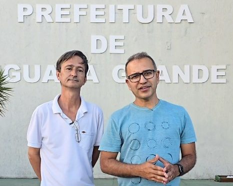 Vantoil Martins com o secretário de Fazenda, Jorgino Fabiano